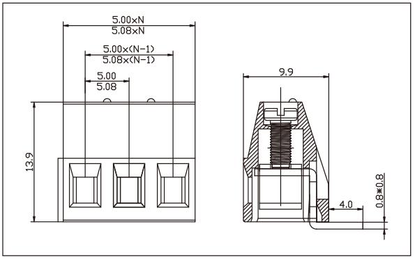 XL128R-5.00/5.08