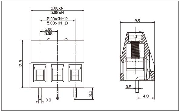 XL128V-5.00/5.08